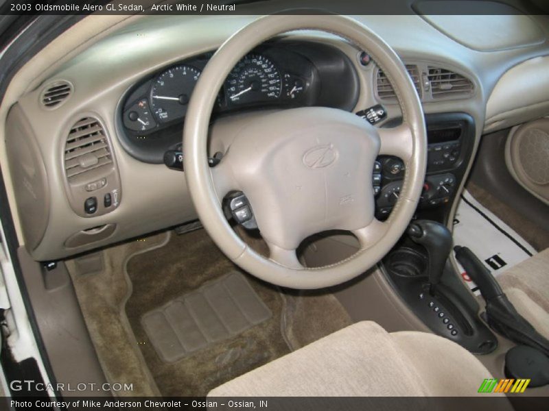 Arctic White / Neutral 2003 Oldsmobile Alero GL Sedan