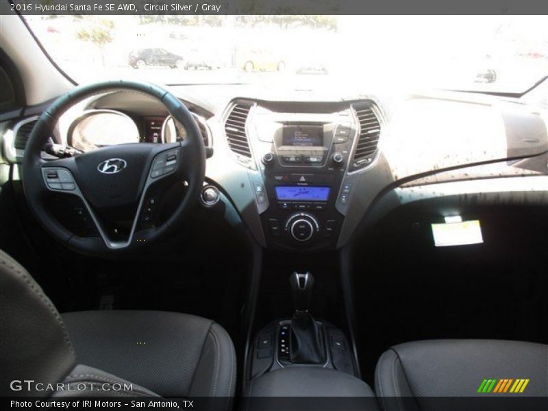 Circuit Silver / Gray 2016 Hyundai Santa Fe SE AWD