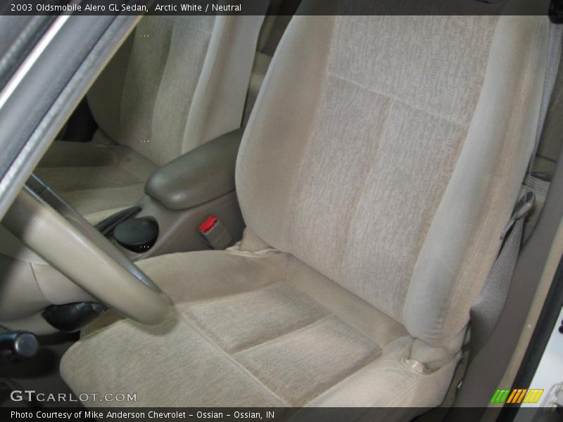 Arctic White / Neutral 2003 Oldsmobile Alero GL Sedan