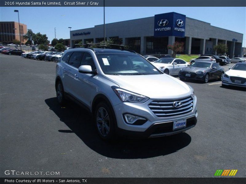 Circuit Silver / Gray 2016 Hyundai Santa Fe Limited