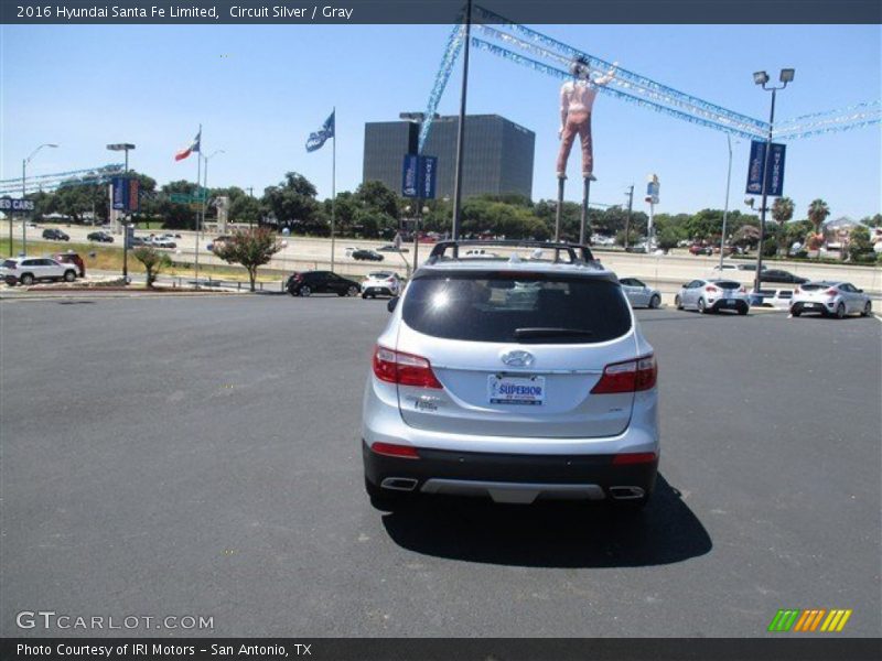 Circuit Silver / Gray 2016 Hyundai Santa Fe Limited