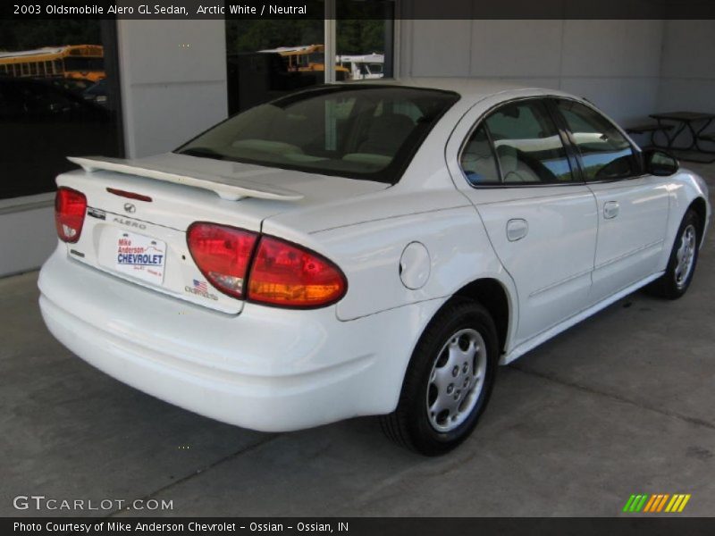 Arctic White / Neutral 2003 Oldsmobile Alero GL Sedan