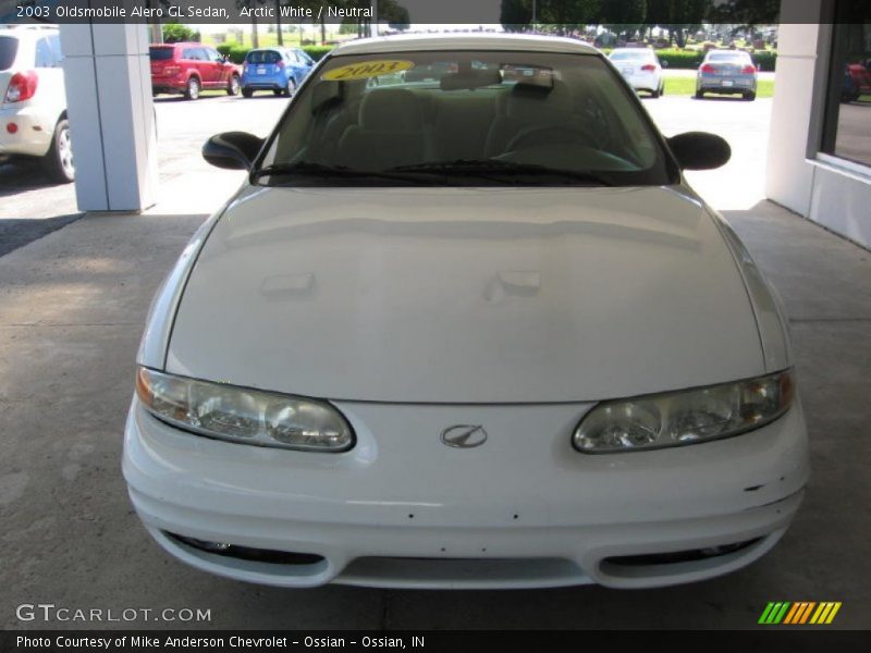 Arctic White / Neutral 2003 Oldsmobile Alero GL Sedan