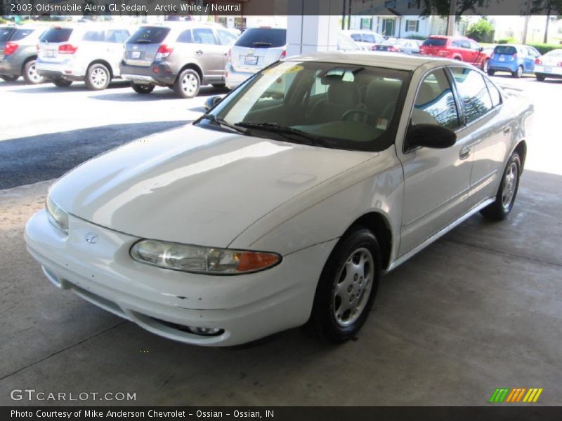 Arctic White / Neutral 2003 Oldsmobile Alero GL Sedan
