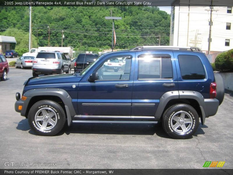 Patriot Blue Pearl / Dark Slate Gray/Light Slate Gray 2005 Jeep Liberty Renegade 4x4
