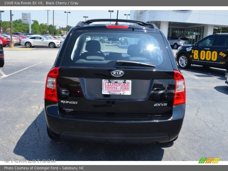 Black Cherry / Gray 2008 Kia Rondo EX V6