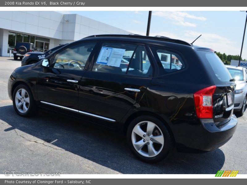 Black Cherry / Gray 2008 Kia Rondo EX V6