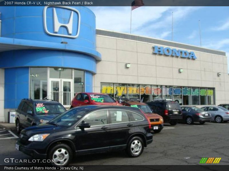 Nighthawk Black Pearl / Black 2007 Honda CR-V LX