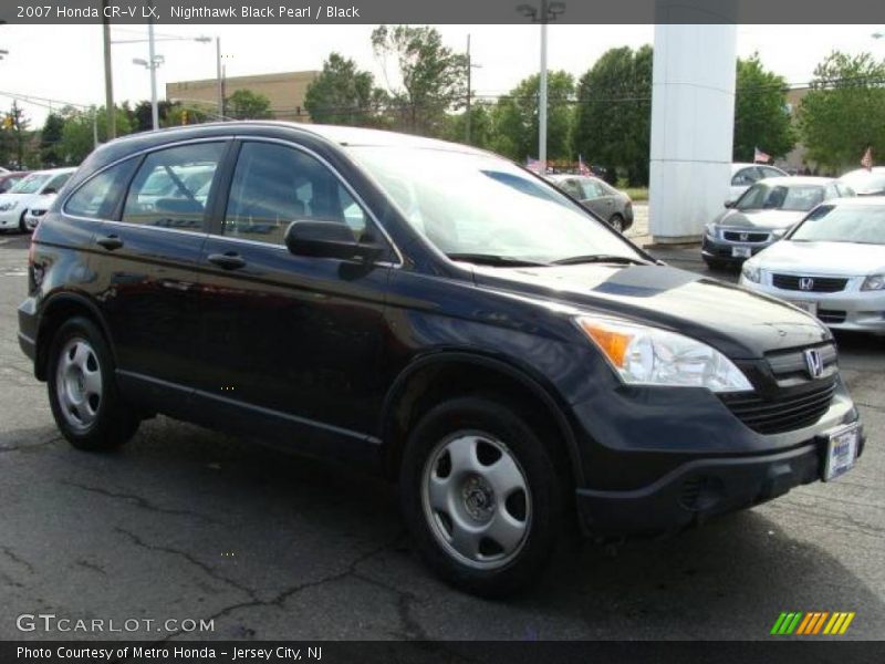 Nighthawk Black Pearl / Black 2007 Honda CR-V LX