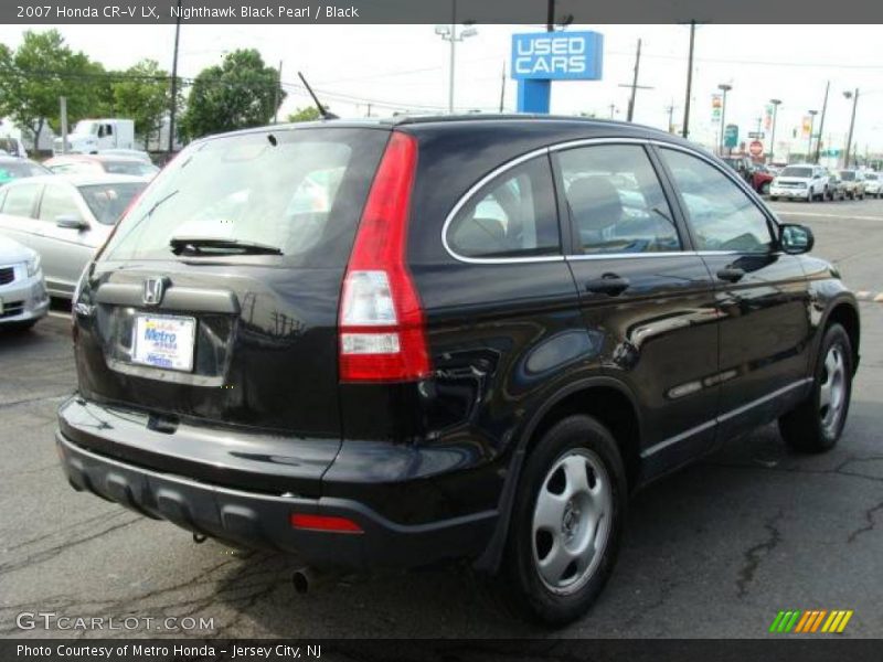 Nighthawk Black Pearl / Black 2007 Honda CR-V LX