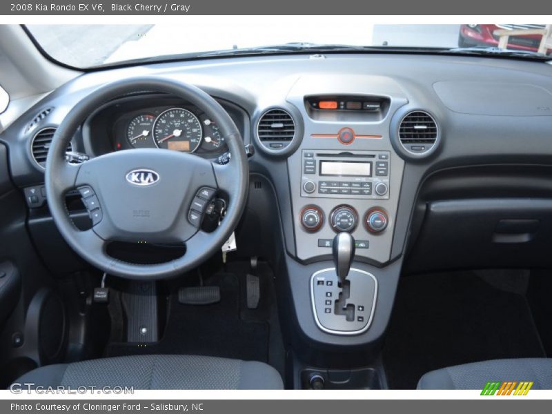 Black Cherry / Gray 2008 Kia Rondo EX V6