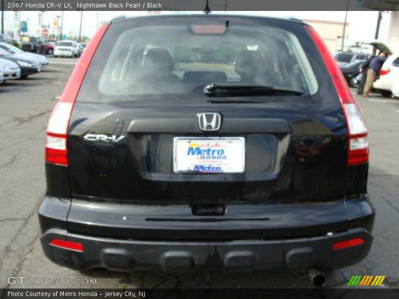 Nighthawk Black Pearl / Black 2007 Honda CR-V LX