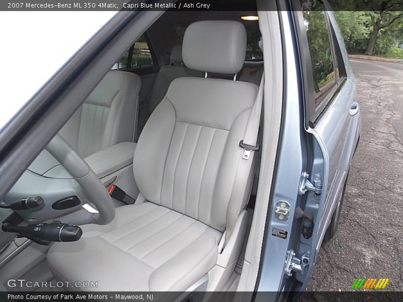 Capri Blue Metallic / Ash Grey 2007 Mercedes-Benz ML 350 4Matic