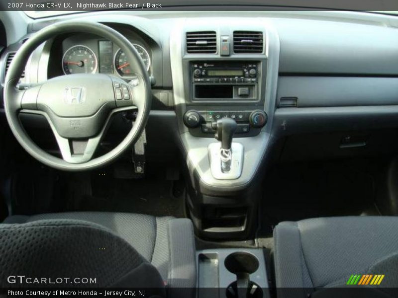 Nighthawk Black Pearl / Black 2007 Honda CR-V LX