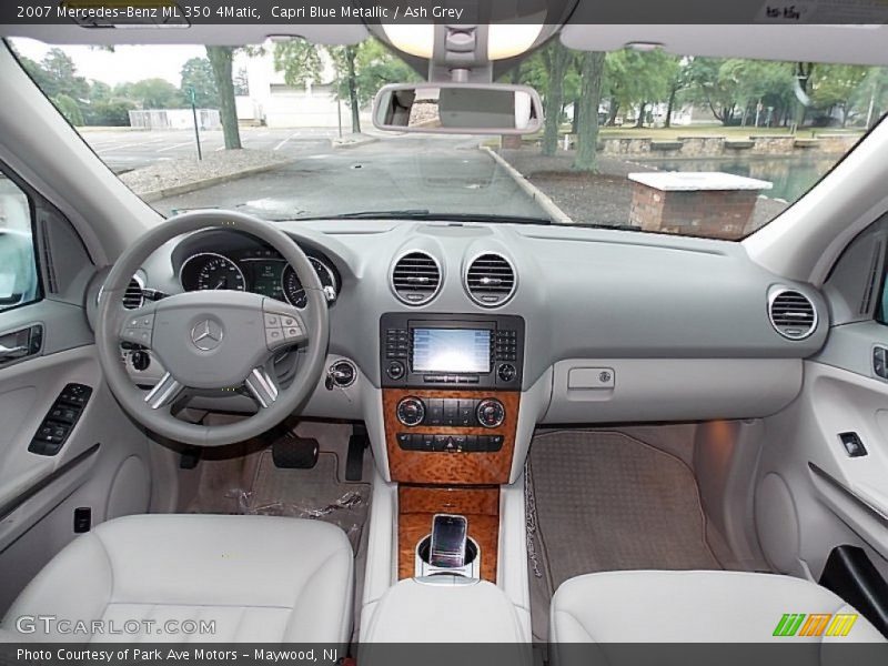 Capri Blue Metallic / Ash Grey 2007 Mercedes-Benz ML 350 4Matic