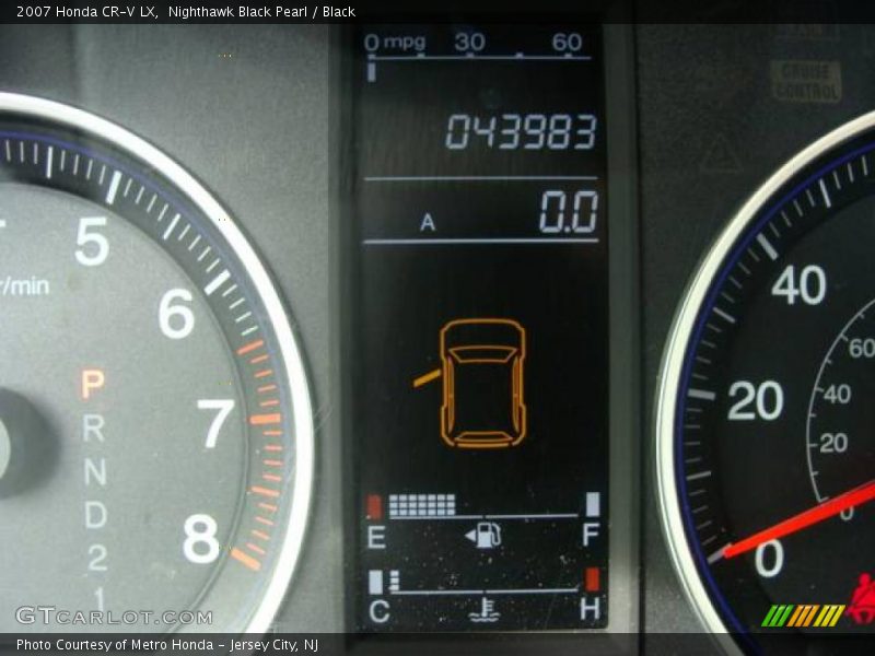 Nighthawk Black Pearl / Black 2007 Honda CR-V LX