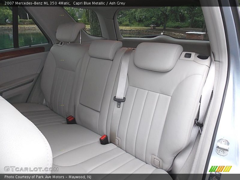 Capri Blue Metallic / Ash Grey 2007 Mercedes-Benz ML 350 4Matic