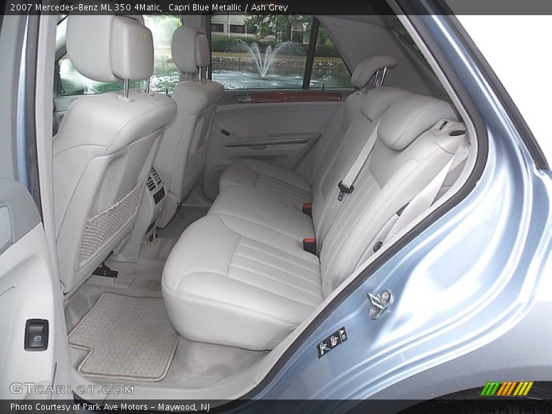 Capri Blue Metallic / Ash Grey 2007 Mercedes-Benz ML 350 4Matic