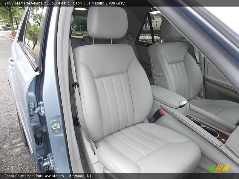 Capri Blue Metallic / Ash Grey 2007 Mercedes-Benz ML 350 4Matic