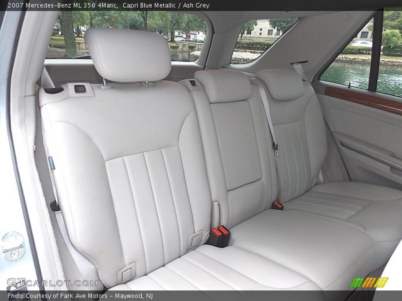 Capri Blue Metallic / Ash Grey 2007 Mercedes-Benz ML 350 4Matic