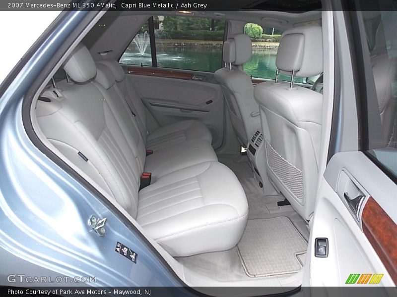 Capri Blue Metallic / Ash Grey 2007 Mercedes-Benz ML 350 4Matic