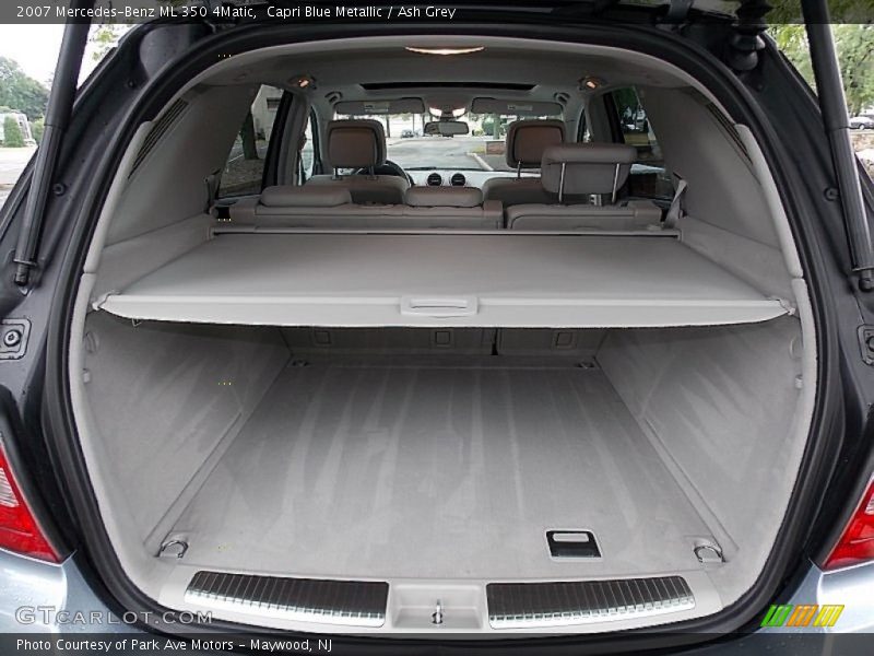 Capri Blue Metallic / Ash Grey 2007 Mercedes-Benz ML 350 4Matic
