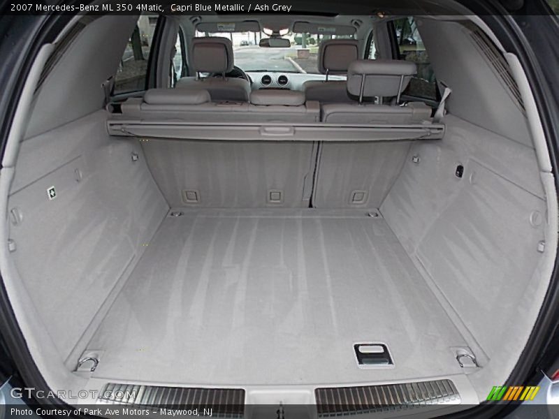 Capri Blue Metallic / Ash Grey 2007 Mercedes-Benz ML 350 4Matic
