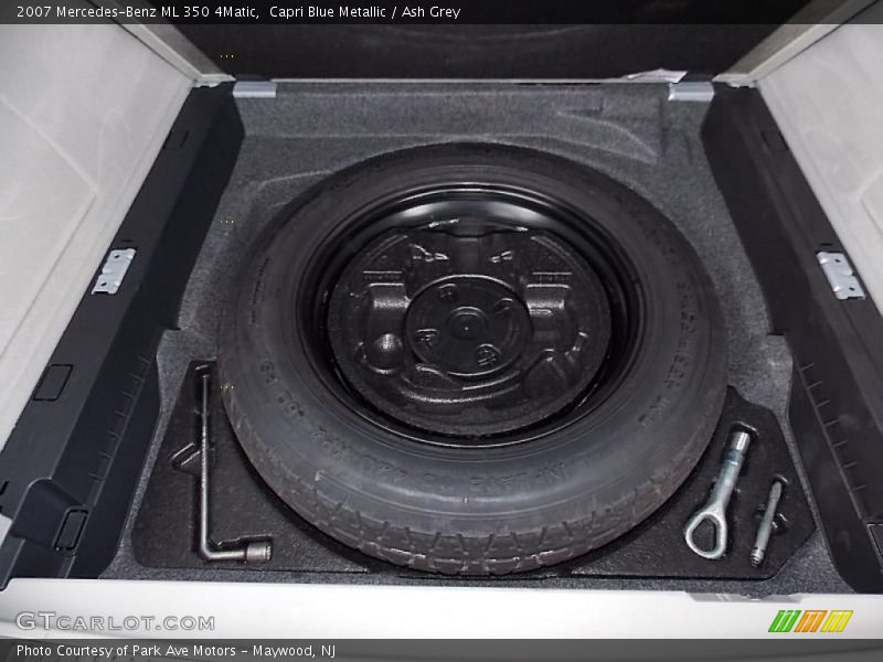 Capri Blue Metallic / Ash Grey 2007 Mercedes-Benz ML 350 4Matic