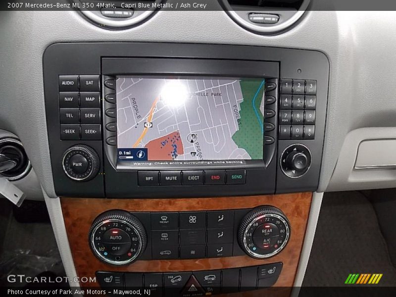 Capri Blue Metallic / Ash Grey 2007 Mercedes-Benz ML 350 4Matic