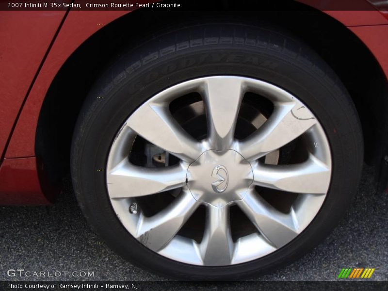 Crimson Roulette Pearl / Graphite 2007 Infiniti M 35x Sedan