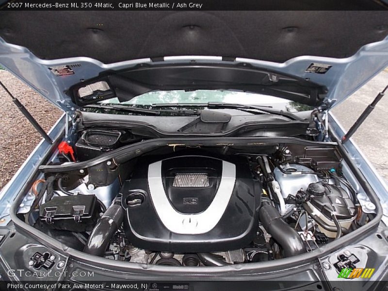 Capri Blue Metallic / Ash Grey 2007 Mercedes-Benz ML 350 4Matic