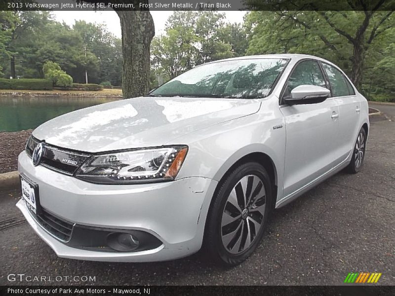 Frost Silver Metallic / Titan Black 2013 Volkswagen Jetta Hybrid SEL Premium