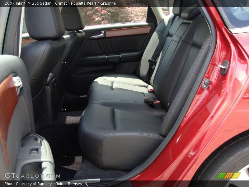 Crimson Roulette Pearl / Graphite 2007 Infiniti M 35x Sedan