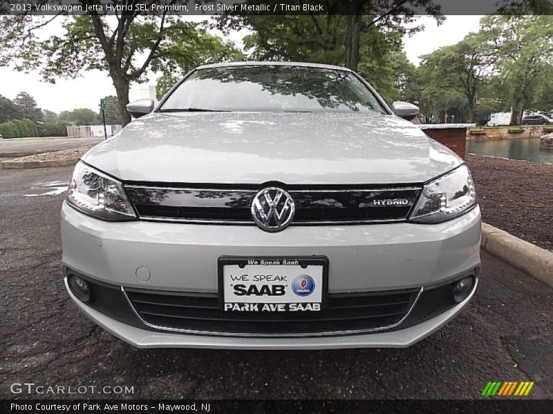 Frost Silver Metallic / Titan Black 2013 Volkswagen Jetta Hybrid SEL Premium