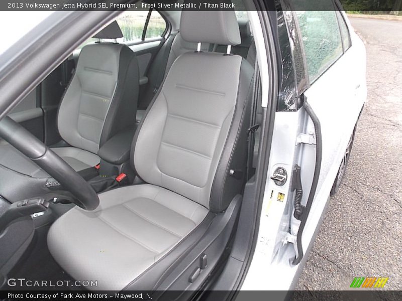 Frost Silver Metallic / Titan Black 2013 Volkswagen Jetta Hybrid SEL Premium