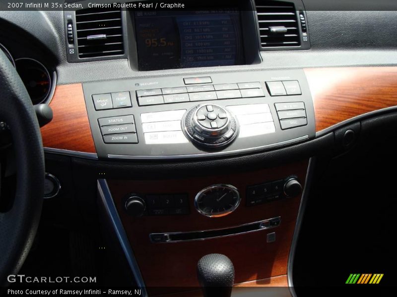 Crimson Roulette Pearl / Graphite 2007 Infiniti M 35x Sedan