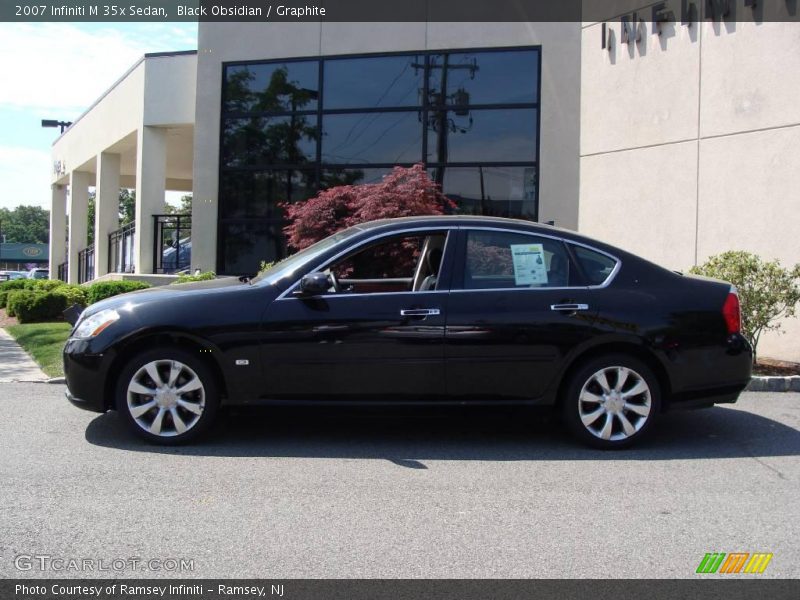 Black Obsidian / Graphite 2007 Infiniti M 35x Sedan