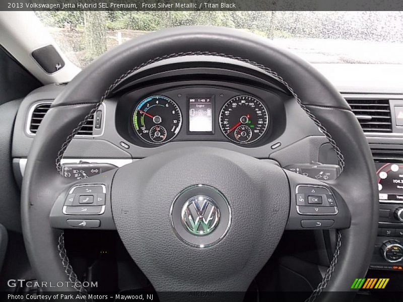 Frost Silver Metallic / Titan Black 2013 Volkswagen Jetta Hybrid SEL Premium