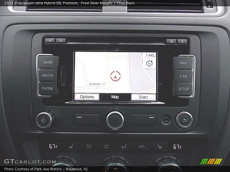 Frost Silver Metallic / Titan Black 2013 Volkswagen Jetta Hybrid SEL Premium