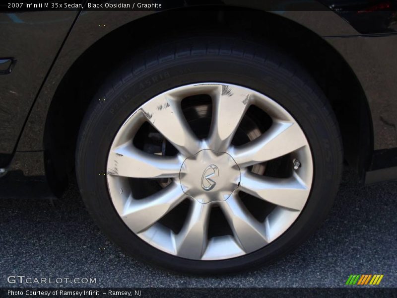 Black Obsidian / Graphite 2007 Infiniti M 35x Sedan
