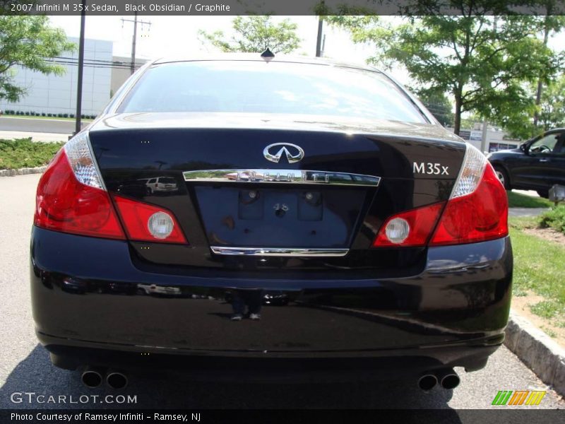 Black Obsidian / Graphite 2007 Infiniti M 35x Sedan