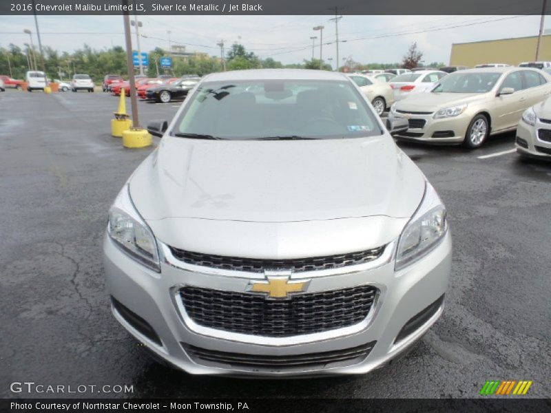Silver Ice Metallic / Jet Black 2016 Chevrolet Malibu Limited LS