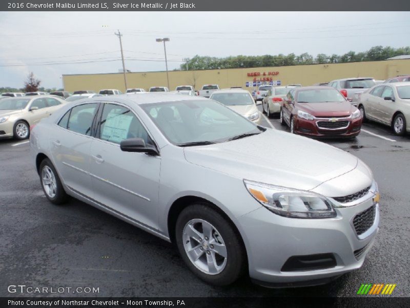 Silver Ice Metallic / Jet Black 2016 Chevrolet Malibu Limited LS