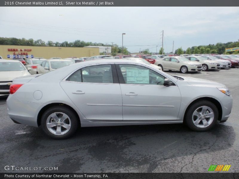 Silver Ice Metallic / Jet Black 2016 Chevrolet Malibu Limited LS
