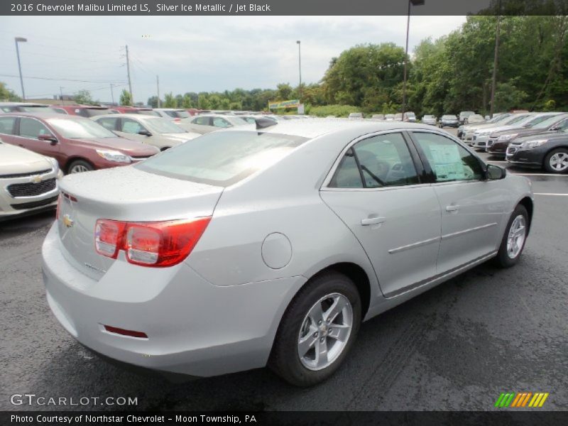 Silver Ice Metallic / Jet Black 2016 Chevrolet Malibu Limited LS