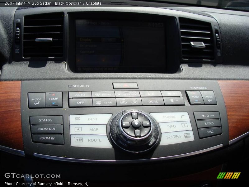 Black Obsidian / Graphite 2007 Infiniti M 35x Sedan
