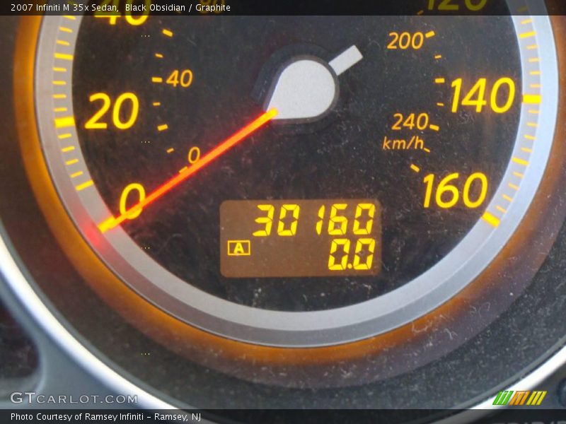 Black Obsidian / Graphite 2007 Infiniti M 35x Sedan