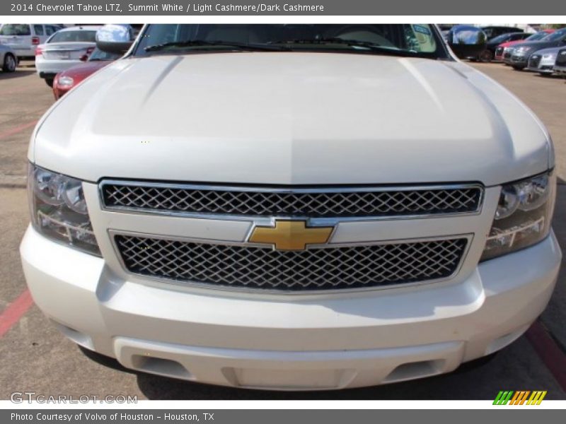 Summit White / Light Cashmere/Dark Cashmere 2014 Chevrolet Tahoe LTZ