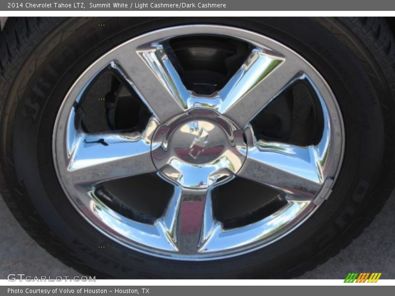 Summit White / Light Cashmere/Dark Cashmere 2014 Chevrolet Tahoe LTZ