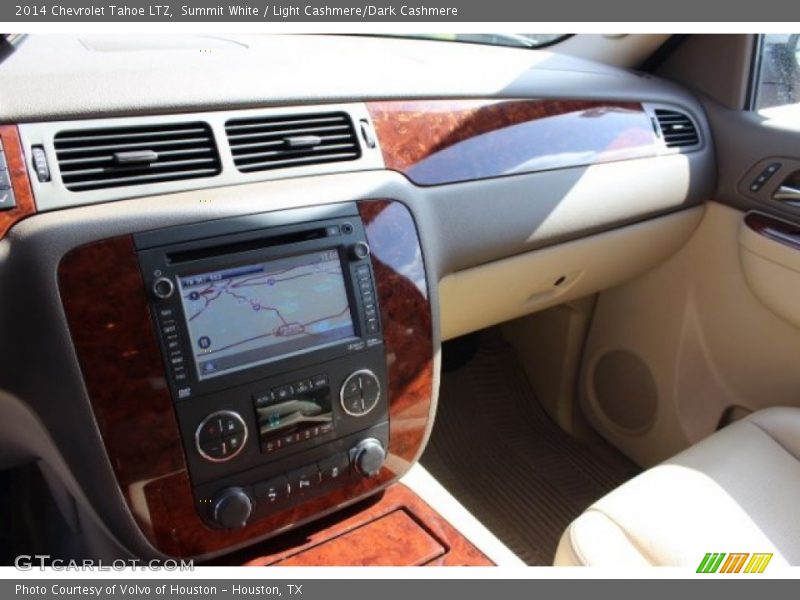 Summit White / Light Cashmere/Dark Cashmere 2014 Chevrolet Tahoe LTZ